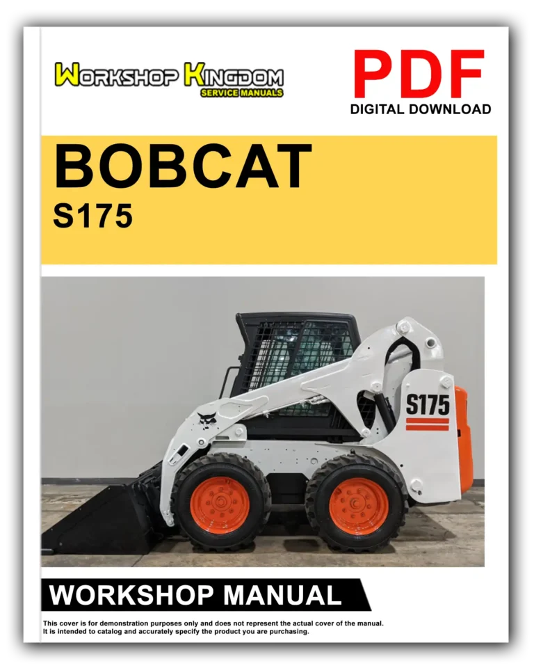 BOBCAT S175 S185 Workshop Repair Service Manual – English – PDF Download