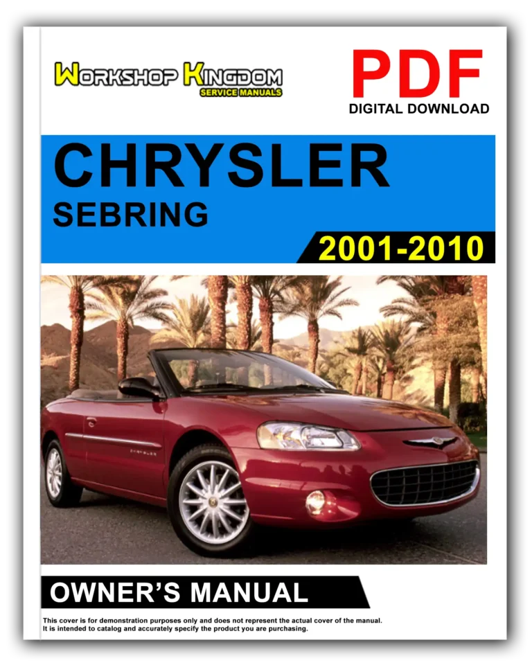 CHRYSLER SEBRING (2001-2010) Owner’s Manual – English – PDF Download