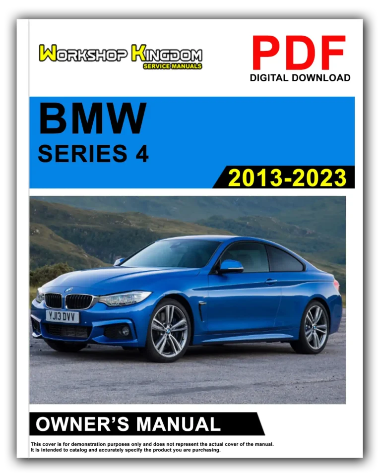 BMW SERIES 4 (2013-2023) Owner’s Manual – English – PDF Download