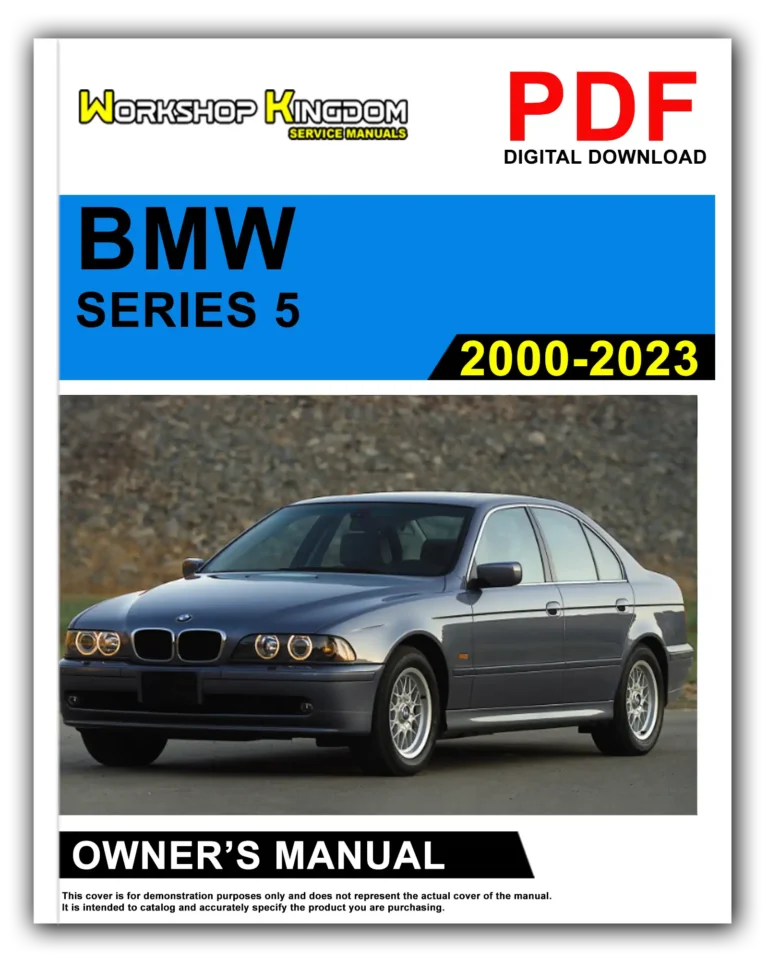 BMW SERIES 5 (2000-2023) Owner’s Manual – English – PDF Download