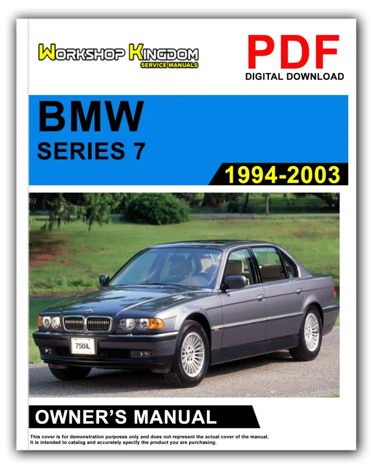 BMW SERIES 7 (1994-2003) Owner’s Manual – English – PDF Download