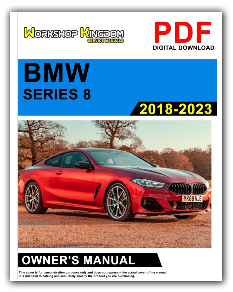 BMW SERIES 8 (2018-2023) Owner’s Manual – English – PDF Download