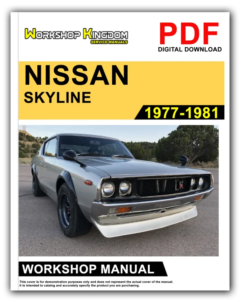 NISSAN SKYLINE (1977-1981) Workshop Repair Service Manual – English – PDF Download