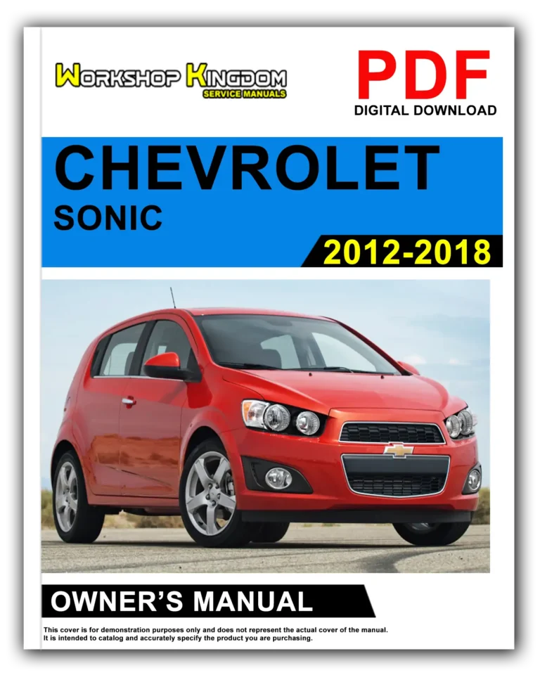 CHEVROLET SONIC (2012-2018) Owner’s Manual – English – PDF Download