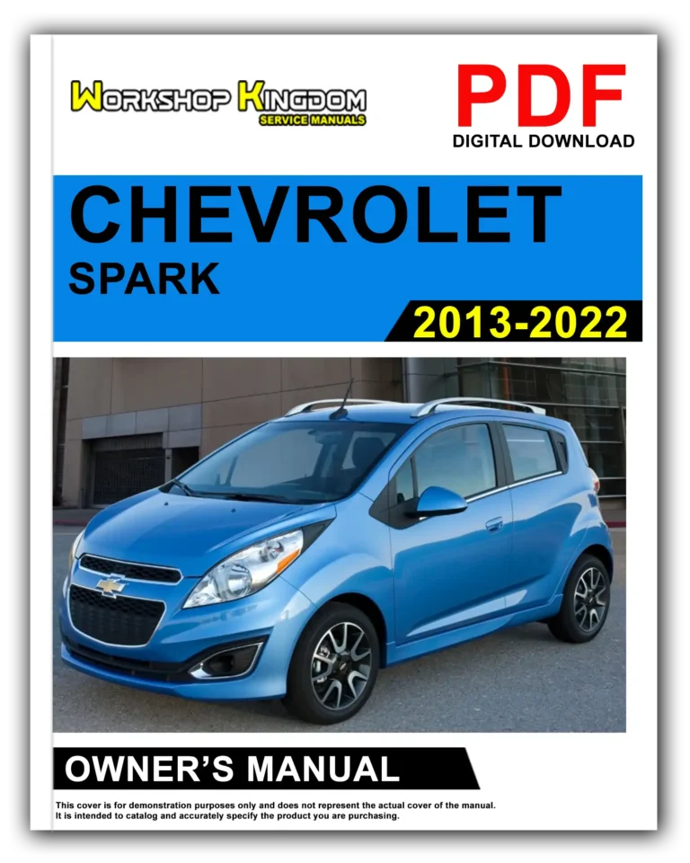 CHEVROLET SPARK (2013-2022) Owner’s Manual – English – PDF Download