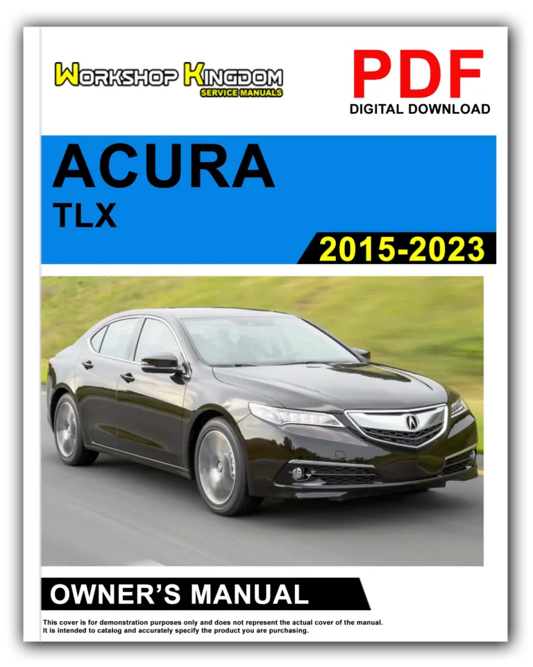 ACURA TLX (2015-2023) Owner’s Manual – English – PDF Download