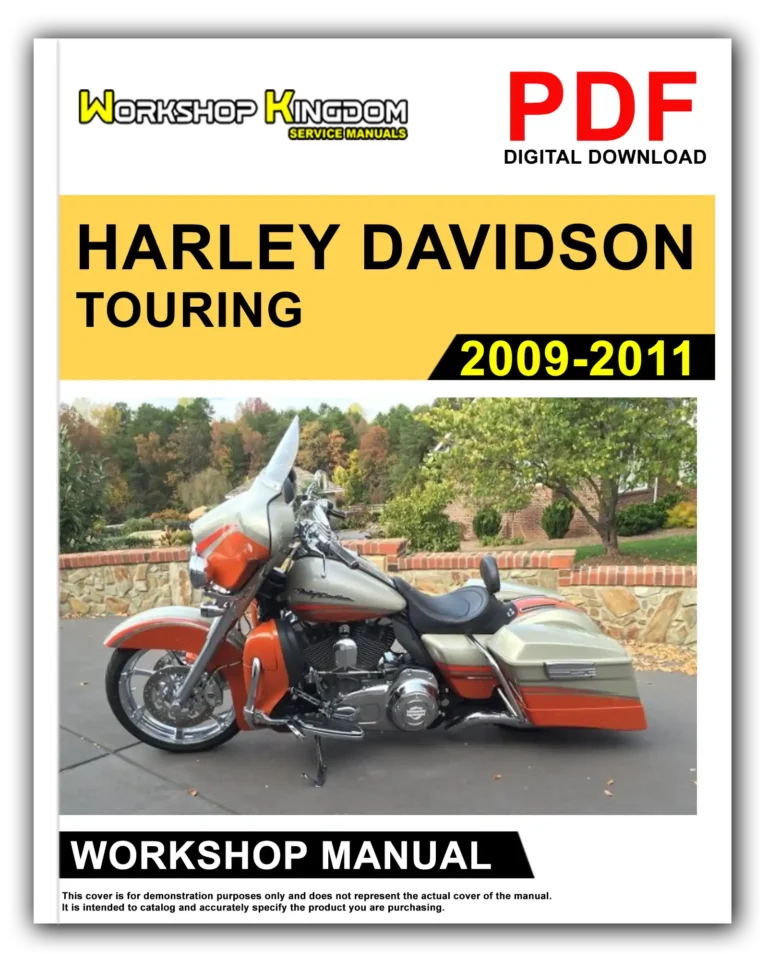HARLEY DAVIDSON TOURING (2009-2011) Workshop Repair Service Manual – English – PDF Download