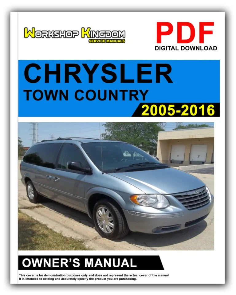 CHRYSLER TOWN COUNTRY (2005-2016) Owner’s Manual – English – PDF Download