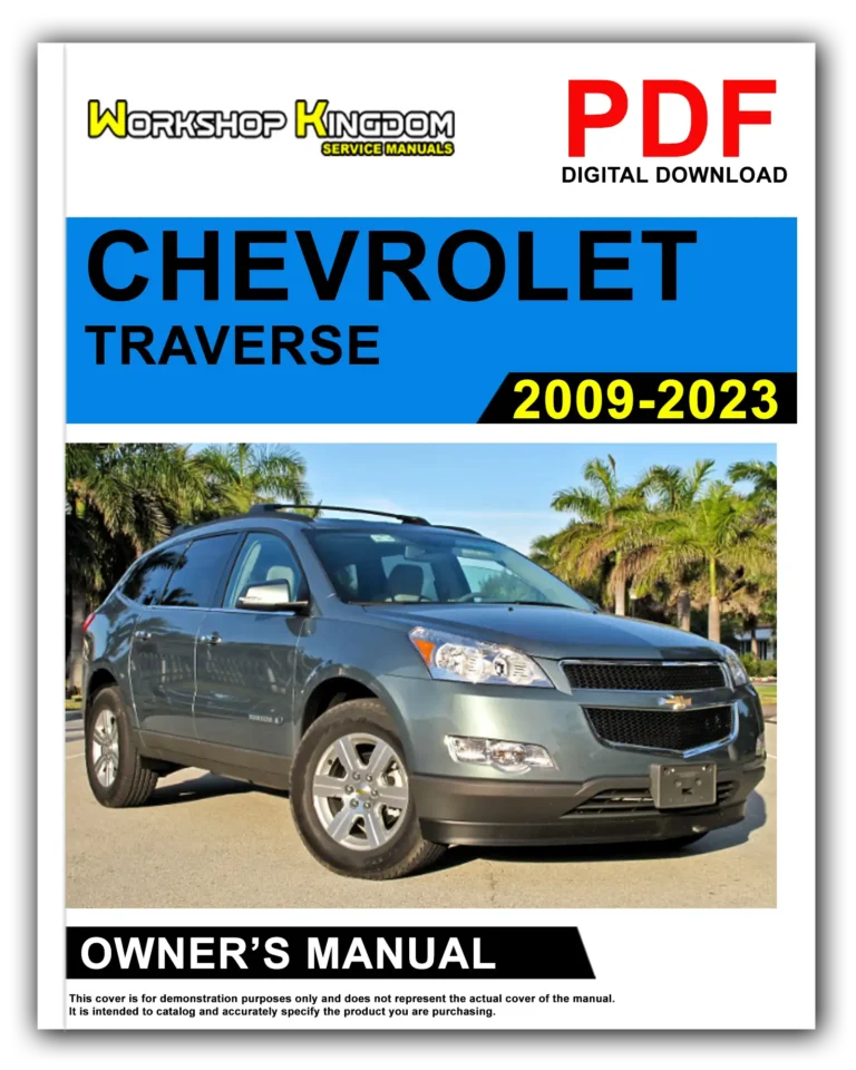 CHEVROLET TRAVERSE (2009-2023) Owner’s Manual – English – PDF Download