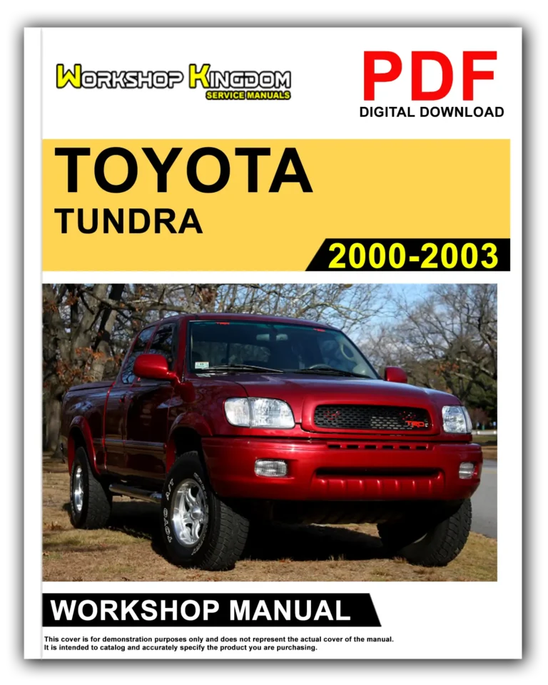 TOYOTA TUNDRA (2000-2003) Workshop Repair Service Manual – English – PDF Download