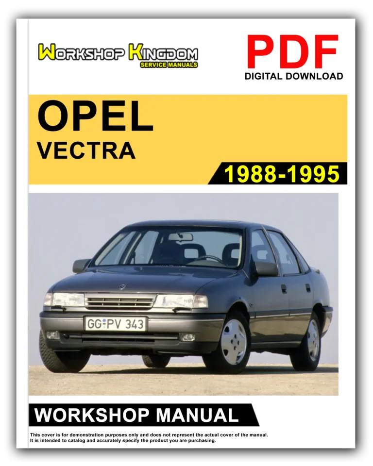 OPEL VECTRA (1988-1995) Workshop Repair Service Manual – English – PDF Download