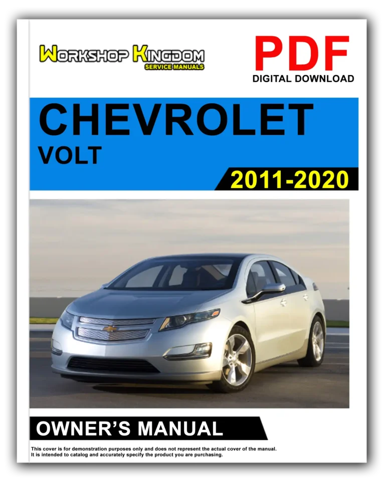 CHEVROLET VOLT (2011-2020) Owner’s Manual – English – PDF Download