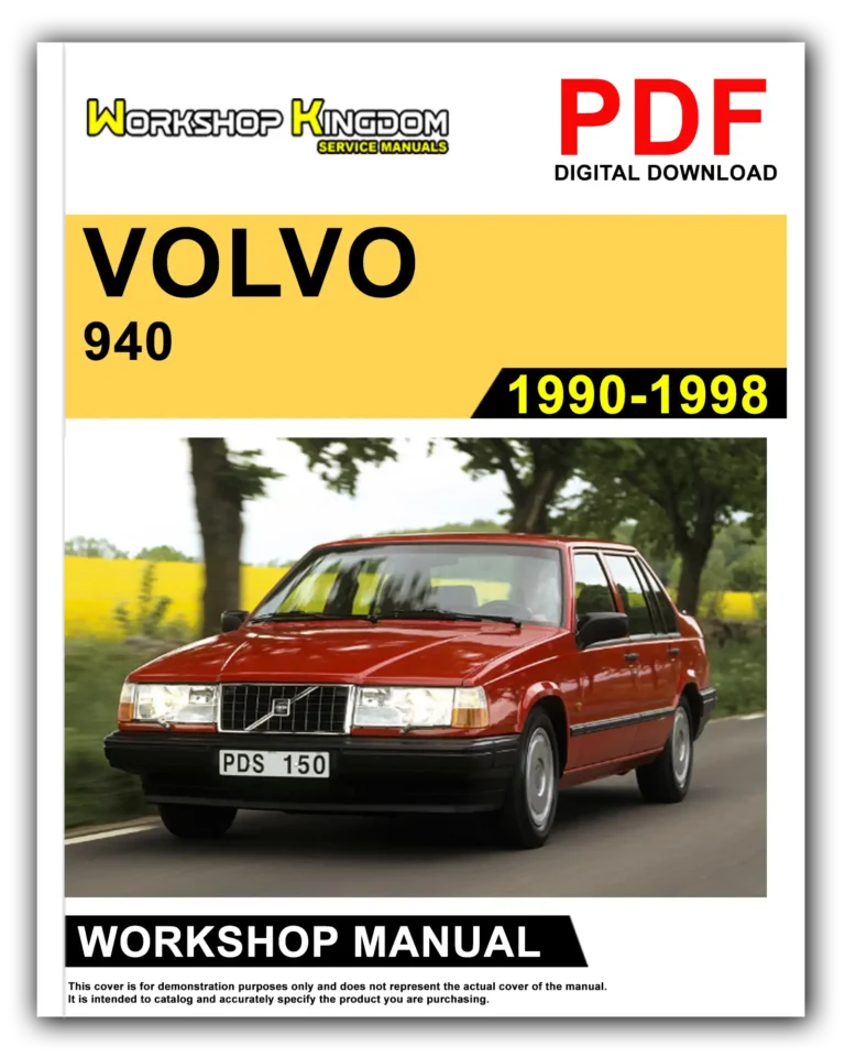 VOLVO 940 (1990-1998) Workshop Repair Service Manual – English – PDF Download