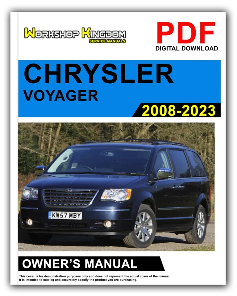 CHRYSLER VOYAGER (2008-2023) Owner’s Manual – English – PDF Download