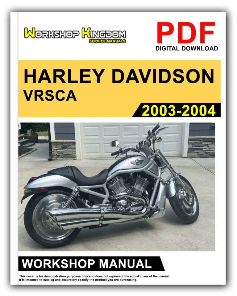 HARLEY DAVIDSON VRSCA (2003-2004) Workshop Repair Service Manual – English – PDF Download