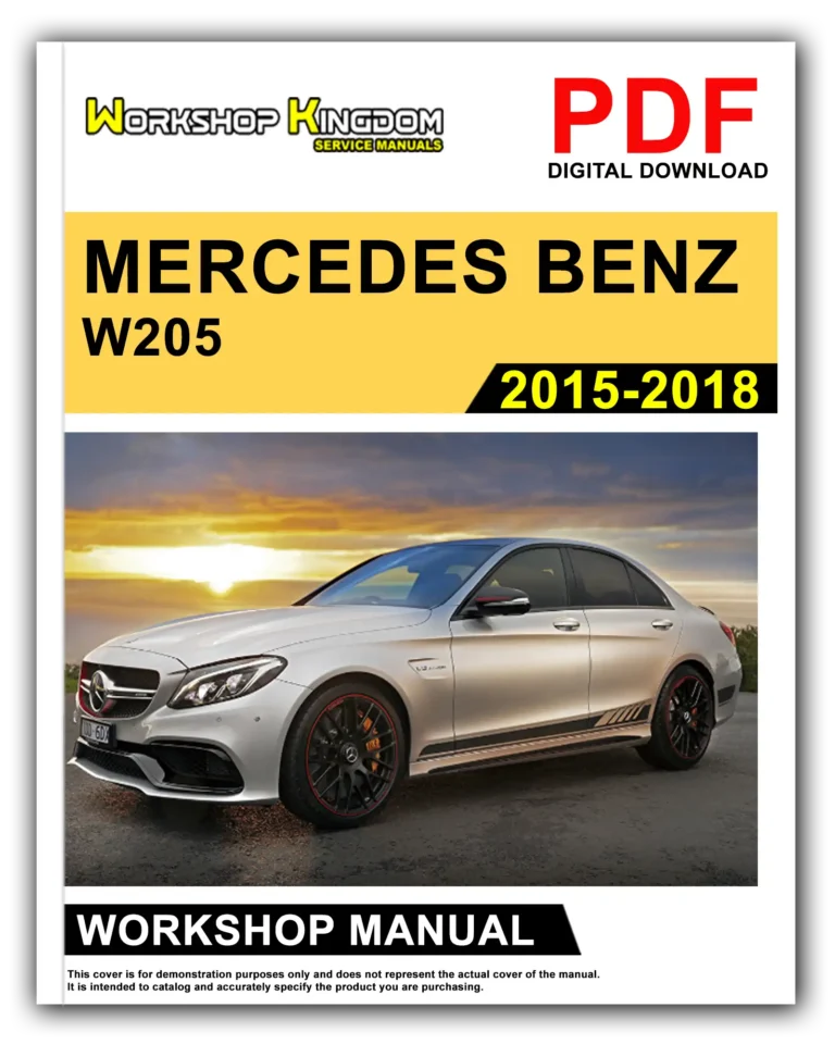 MERCEDES BENZ W205 (2015-2018) Workshop Repair Service Manual – English – PDF Download
