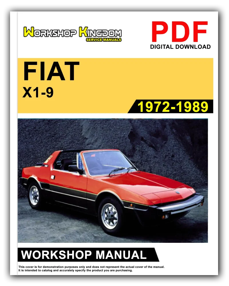 FIAT X1-9 Workshop Manual