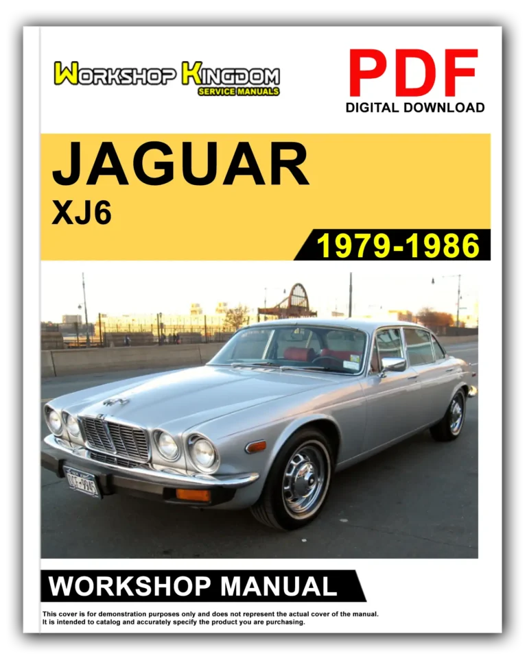 JAGUAR XJ6 (1979-1986) Workshop Repair Service Manual – English – PDF Download