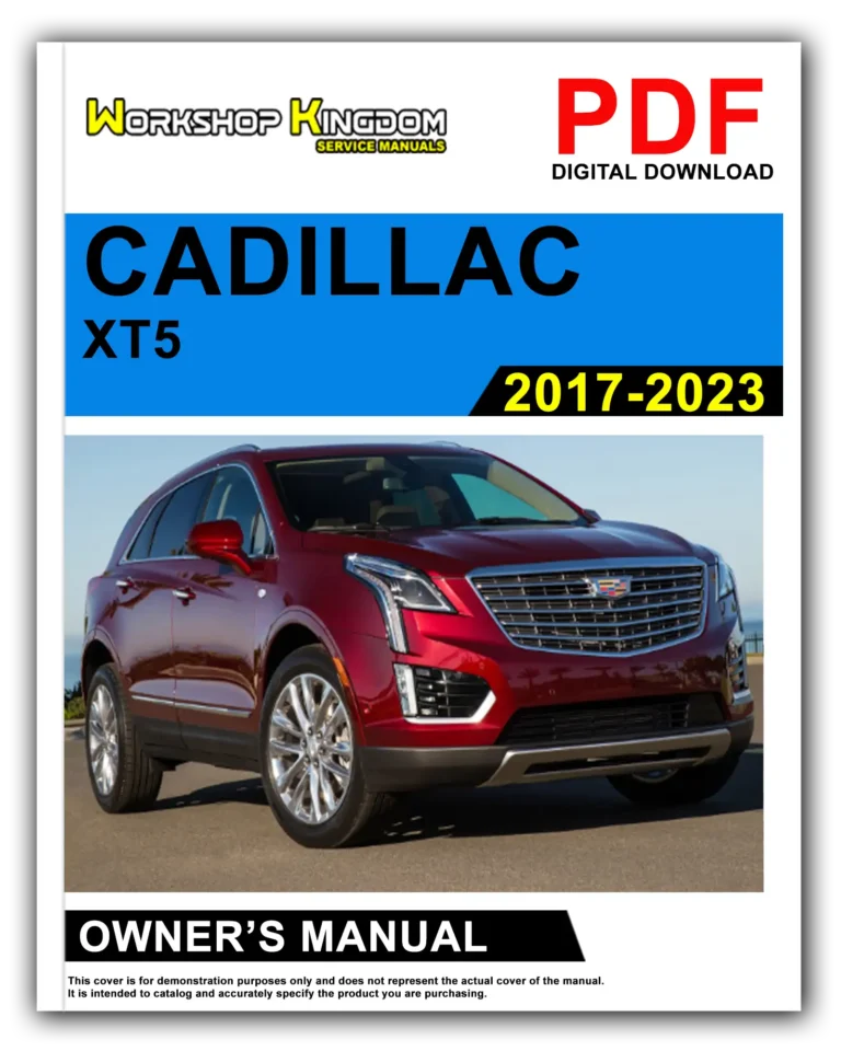 CADILLAC XT5 (2017-2023) Owner’s Manual – English – PDF Download