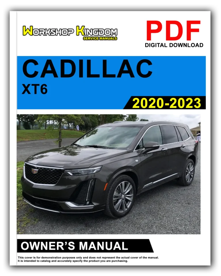 CADILLAC XT6 (2020-2023) Owner’s Manual – English – PDF Download