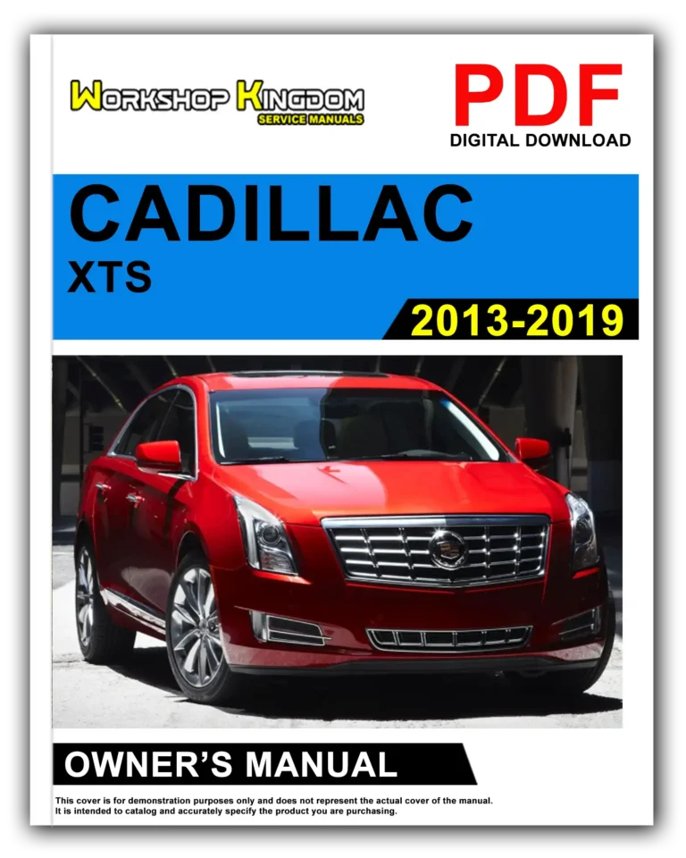CADILLAC XTS (2013-2019) Owner’s Manual – English – PDF Download