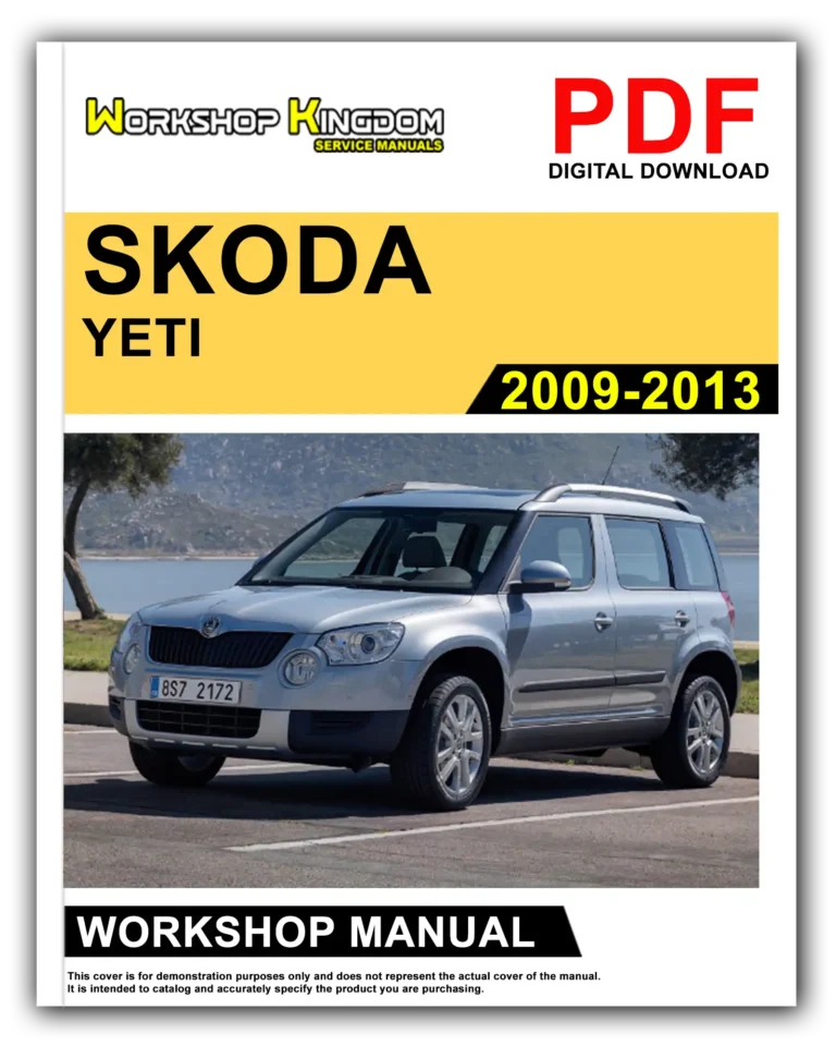 SKODA YETI (2009-2013) Workshop Repair Service Manual – English – PDF Download