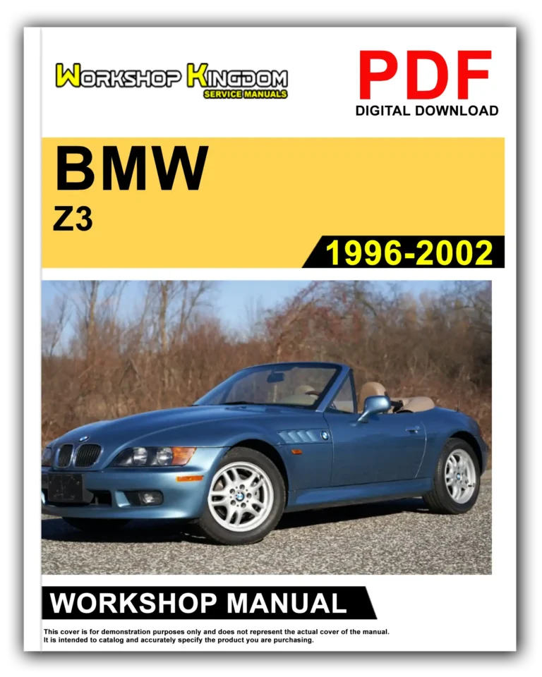 BMW Z3 (1996-2002) Workshop Repair Service Manual – English – PDF Download