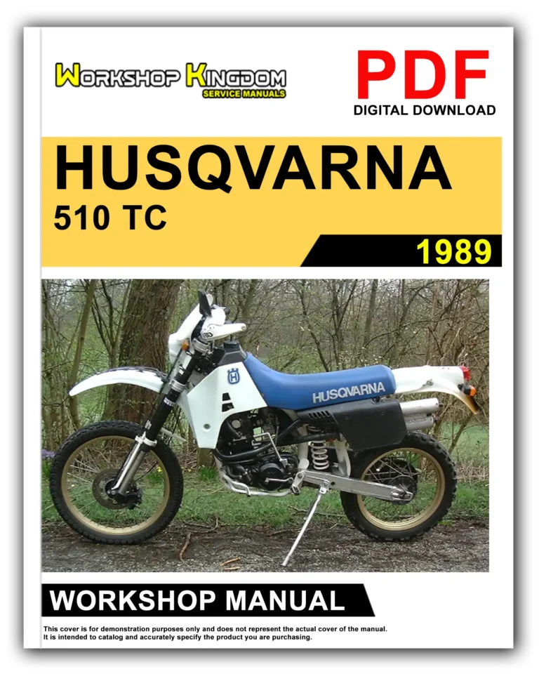 HUSQVARNA 510 TC (1989) Workshop Repair Service Manual – English – PDF Download