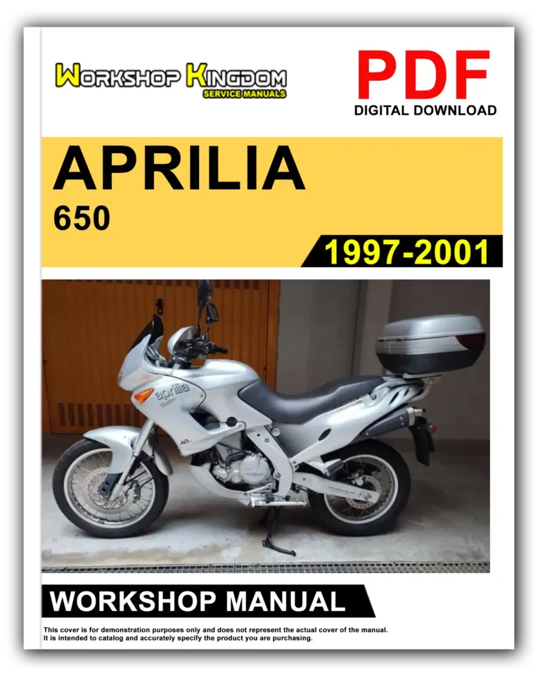 APRILIA 650 942V (1997-2001) Workshop Repair Service Manual – English – PDF Download
