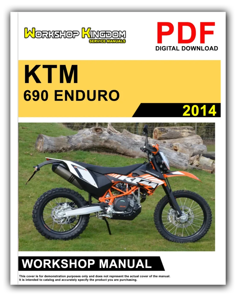 KTM 690 ENDURO (2014) Workshop Repair Service Manual – English – PDF Download