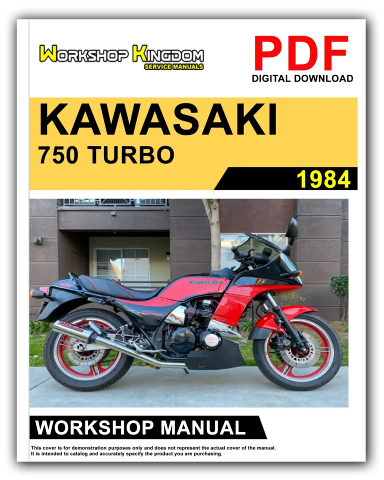 KAWASAKI 750 TURBO (1984) Workshop Repair Service Manual – English – PDF Download