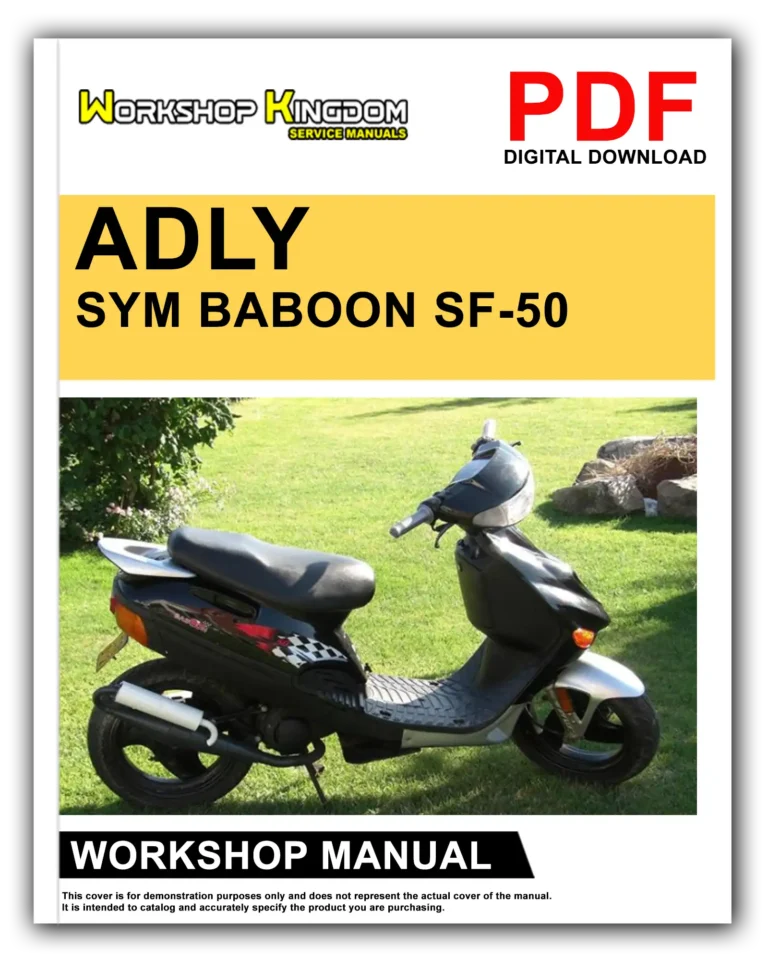 ADLY SYM BABOON <45 SF-50 Workshop Repair Service Manual - English - PDF Download