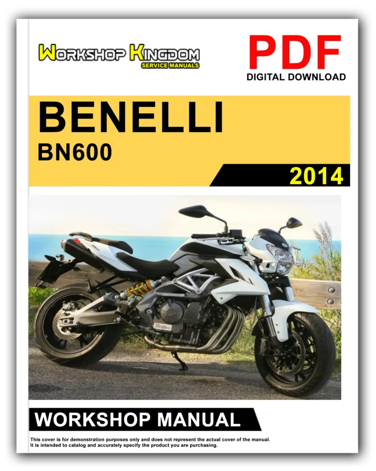 BENELLI BN600 (2014) Workshop Repair Service Manual – English – PDF Download
