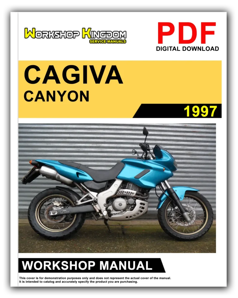 CAGIVA CANYON (1997) Workshop Repair Service Manual – English – PDF Download