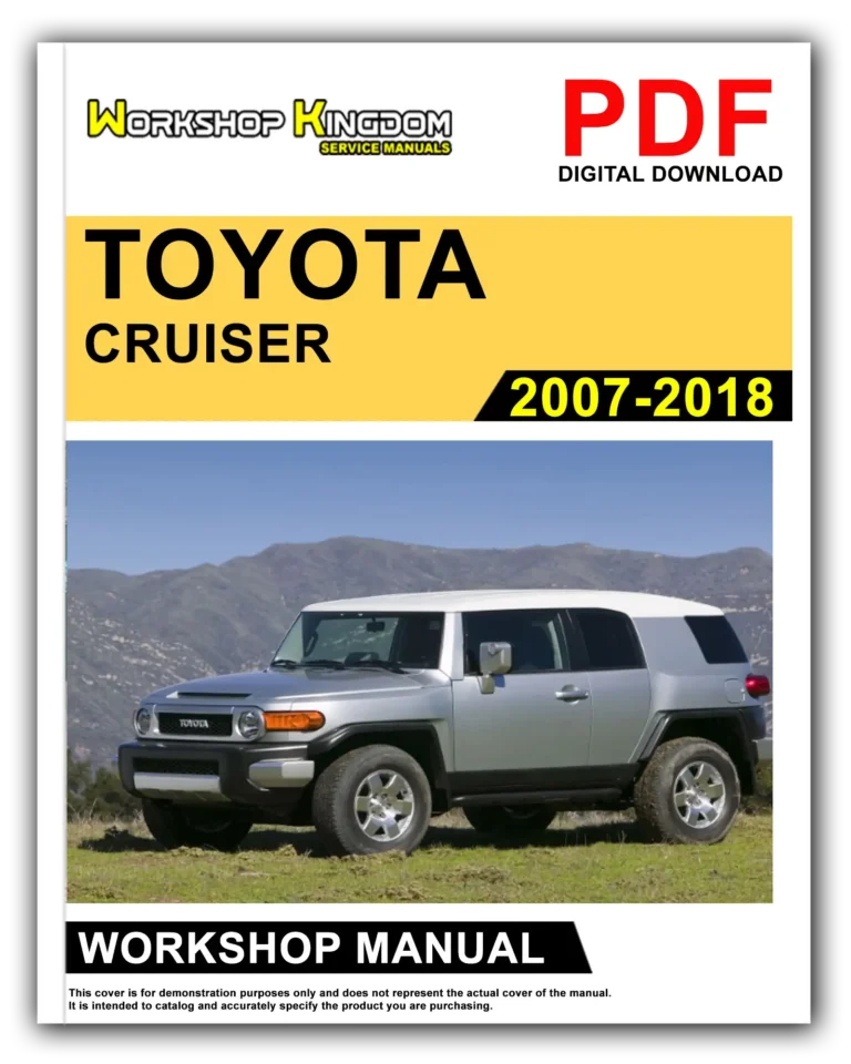 TOYOTA CRUISER (2007-2018) Workshop Repair Service Manual – English – PDF Download