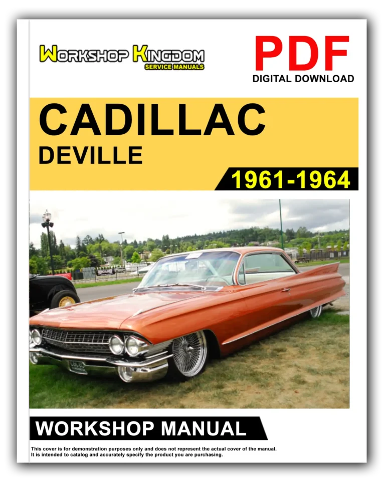 CADILLAC DEVILLE (1961-1964) Workshop Repair Service Manual – English – PDF Download