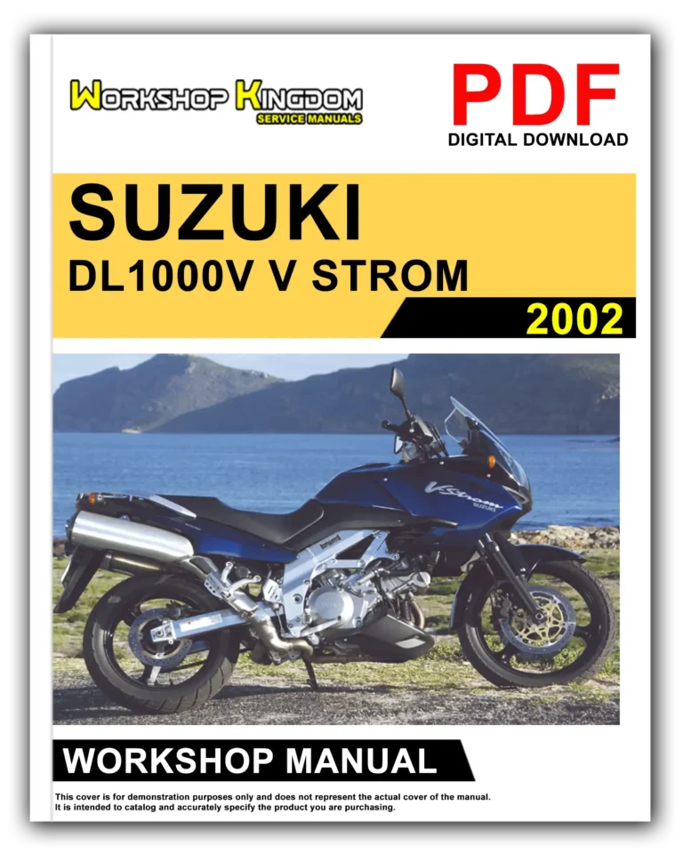 SUZUKI DL1000V V STROM (2002) Workshop Repair Service Manual – English – PDF Download