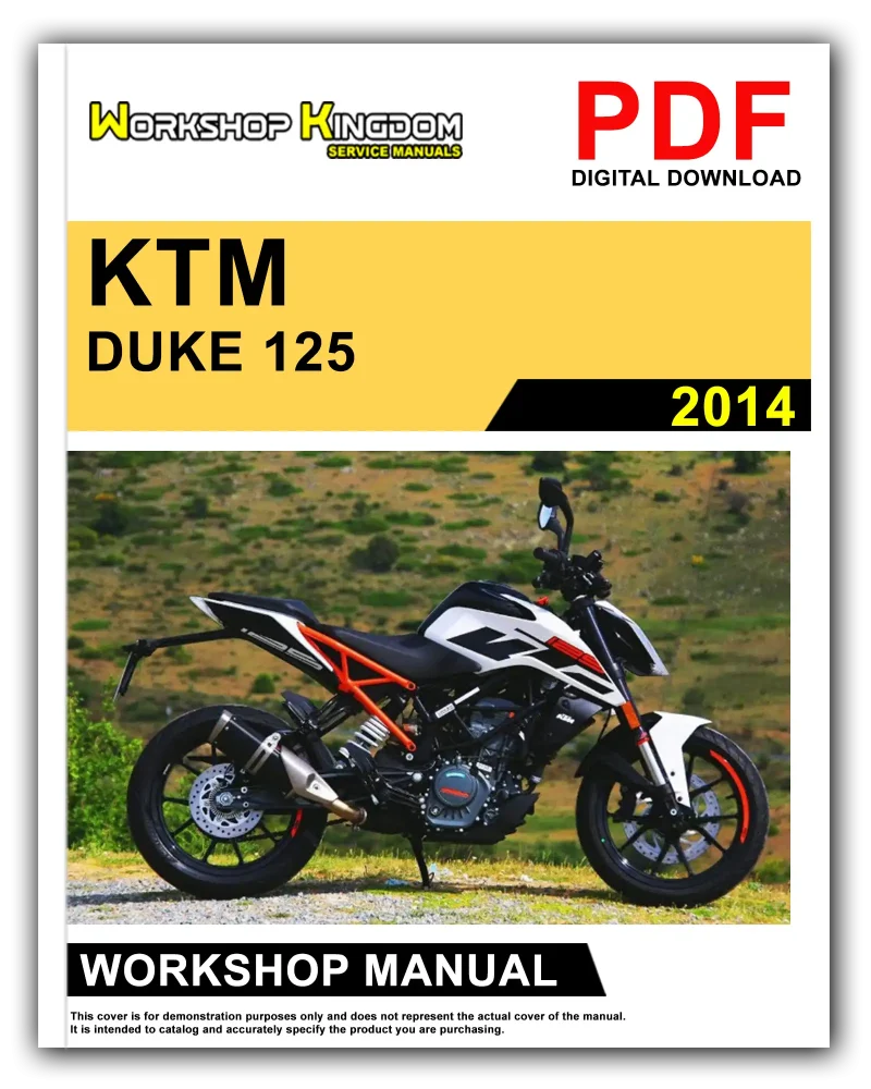 KTM DUKE 125 200 Workshop Manual
