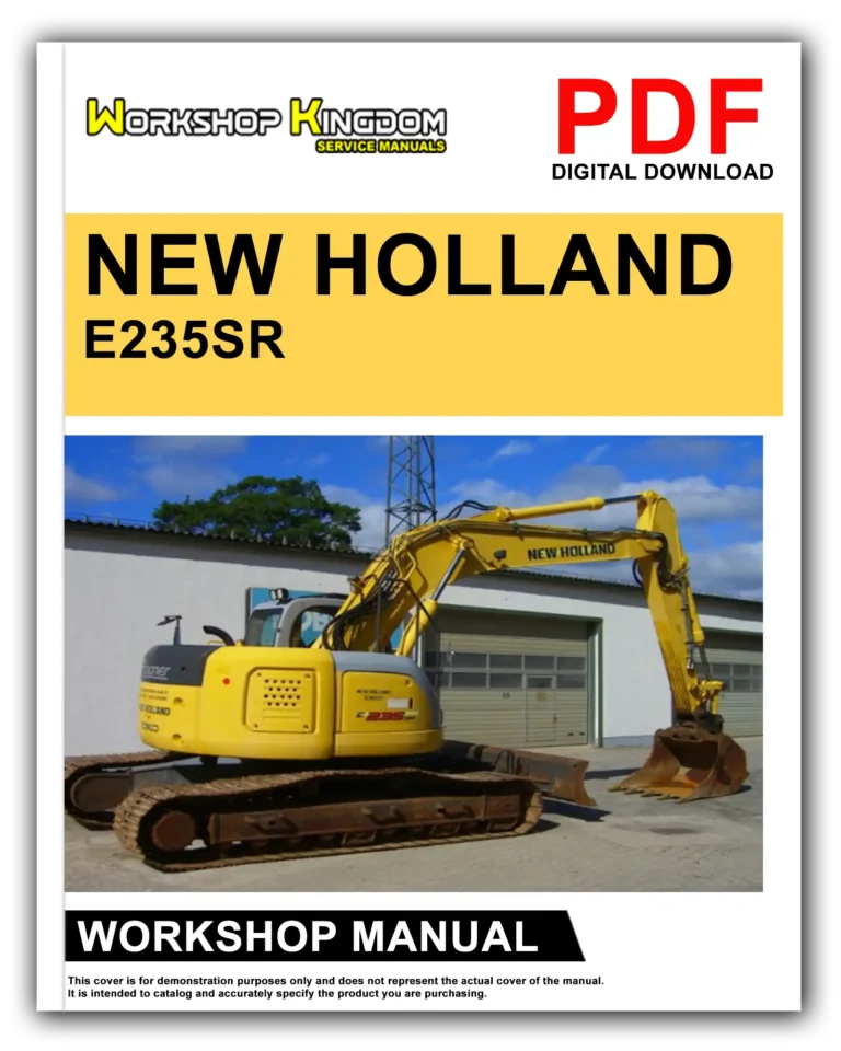 NEW HOLLAND E235SR Workshop Repair Service Manual – English – PDF Download