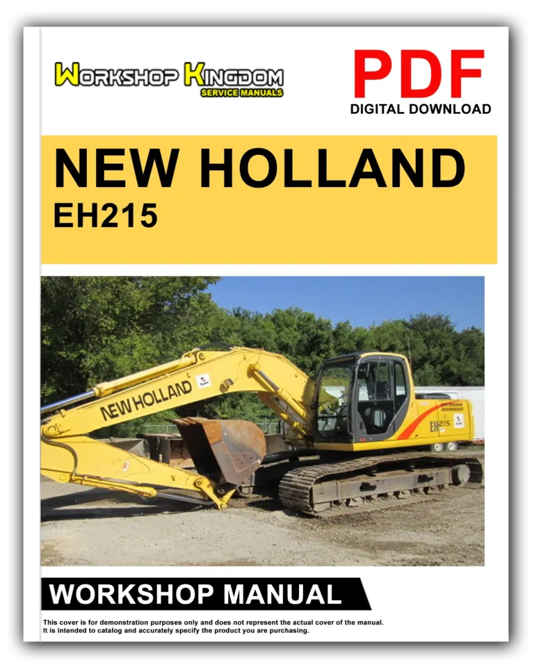 NEW HOLLAND EH215 Workshop Repair Service Manual – English – PDF Download