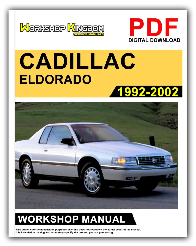 CADILLAC ELDORADO (1992-2002) Workshop Repair Service Manual – English – PDF Download