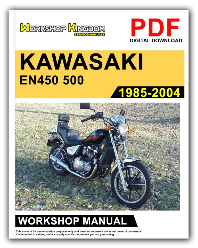 KAWASAKI EN450 500 (1985-2004) Workshop Repair Service Manual – English – PDF Download