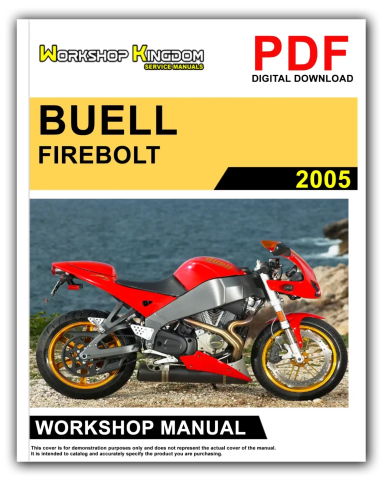 BUELL FIREBOLT (2005) Workshop Repair Service Manual – English – PDF Download