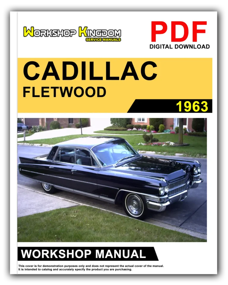 CADILLAC FLETWOOD (1963) Workshop Repair Service Manual – English – PDF Download