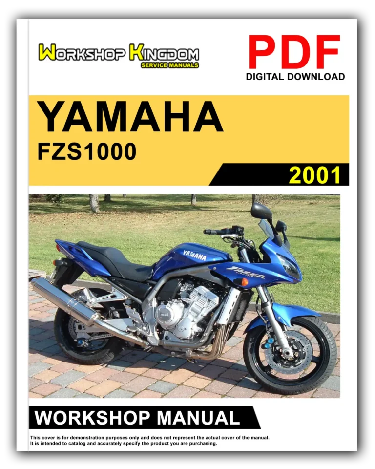 YAMAHA FZS1000 (2001) Workshop Repair Service Manual – English – PDF Download