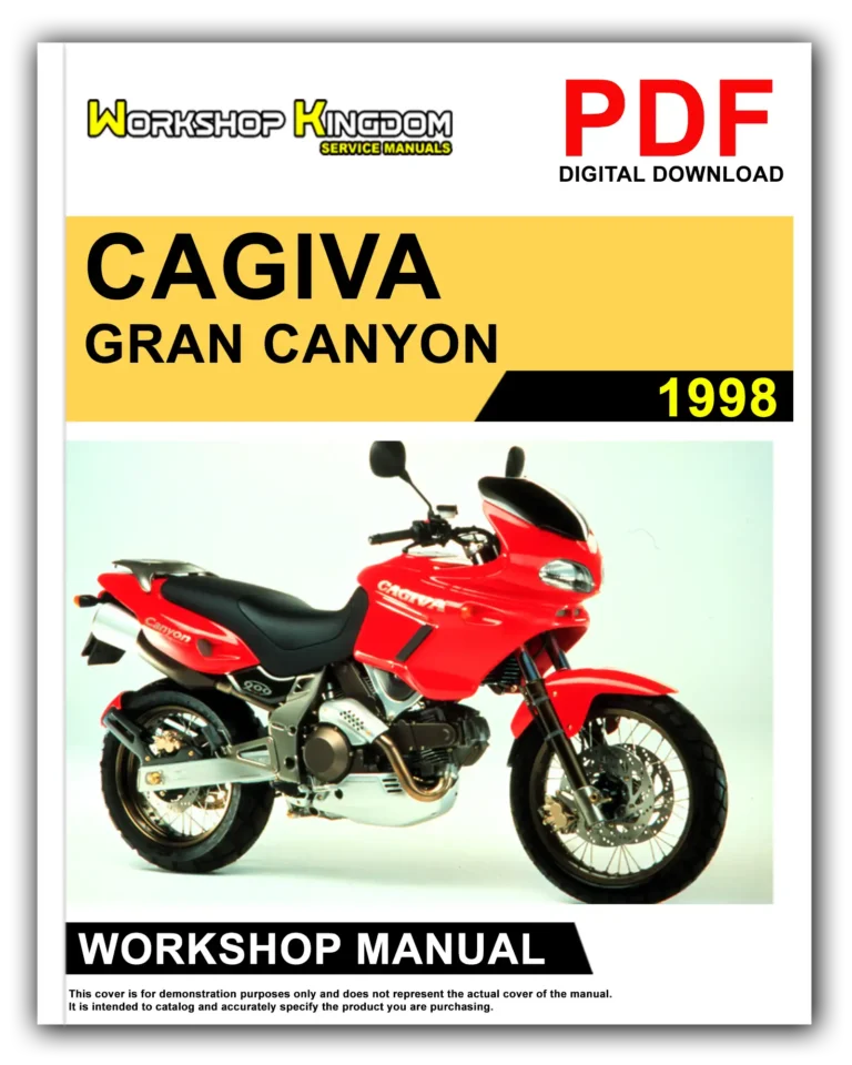 CAGIVA GRAN CANYON (1998) Workshop Repair Service Manual – English – PDF Download