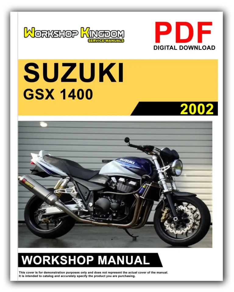 SUZUKI GSX 1400 (2002) Workshop Repair Service Manual – English – PDF Download