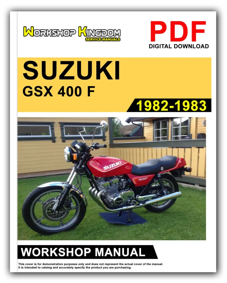 SUZUKI GSX 400 F (1982-1983) Workshop Repair Service Manual – English – PDF Download
