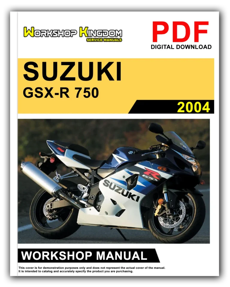 SUZUKI GSX-R 750 (2004) Workshop Repair Service Manual – English – PDF Download