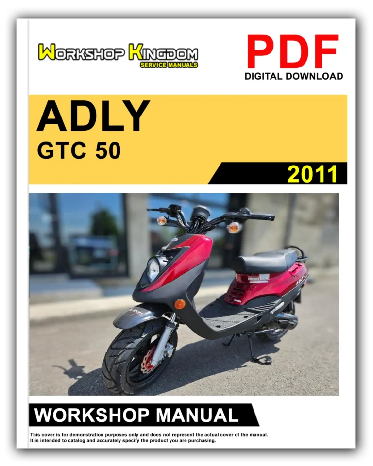 ADLY GTC 50 (2011) Workshop Repair Service Manual – English – PDF Download